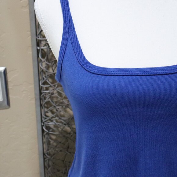 Weavers Girl Cobalt Thin Strap Tank Top - Picture 2 of 5